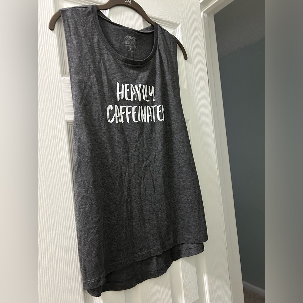 Simply Workout gray tank, size M/L
